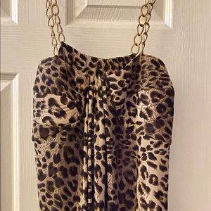 Leopard print sexy dress